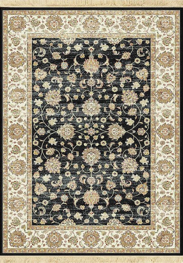 Newplan Sonia 9867/308330 Covor Rectangular cu franjuri Negru