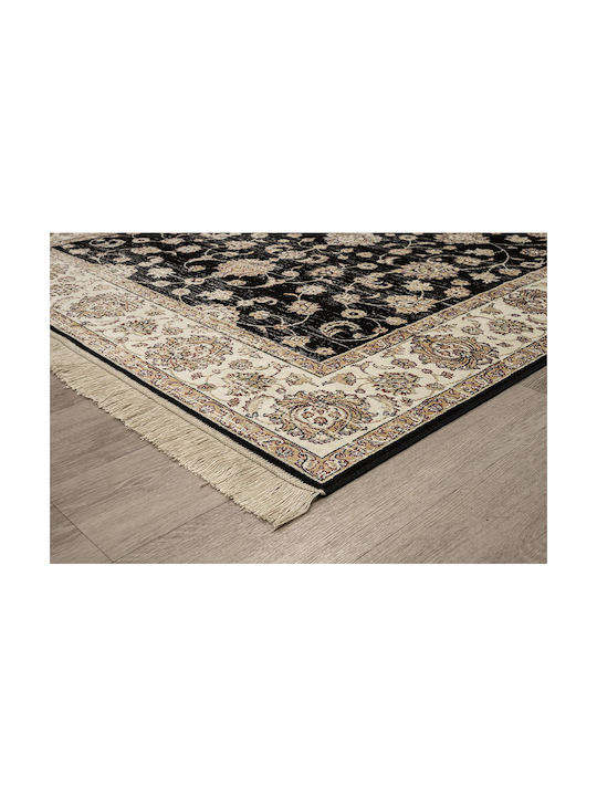Newplan Sonia 9867/308330 Covor Rectangular cu franjuri Negru