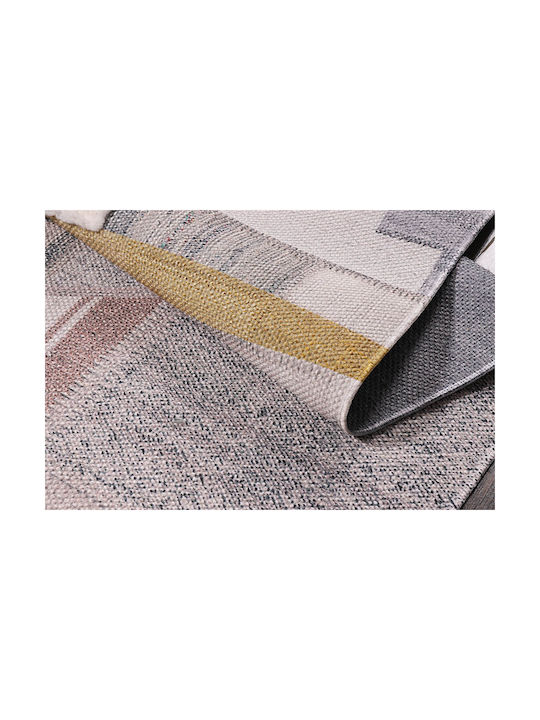 Newplan Kilim 5560 Χειροποίητο Χαλί Διάδρομος με Κρόσια Γκρι 80x200cm