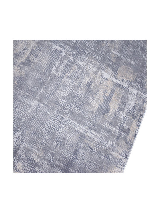 Ns Carpets Monaco 37 Teppich Rechteckig Synthetisch,Polyester/Cotton/Leather Gray
