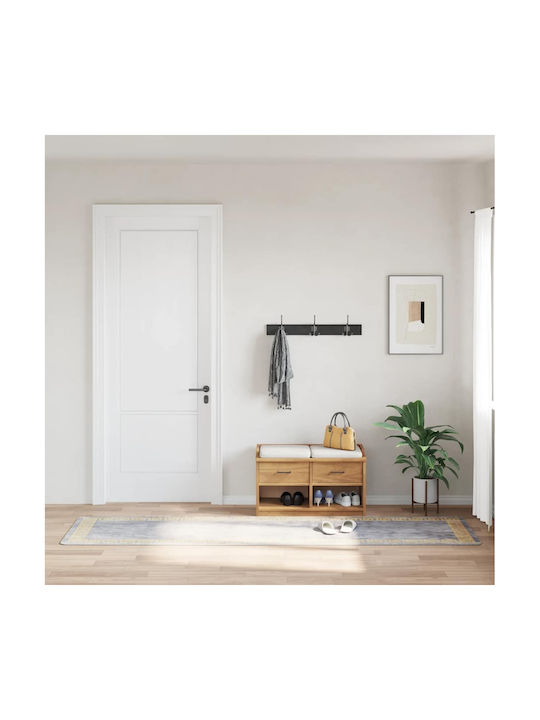 vidaXL Anti-slip Rug Rectangular Gray