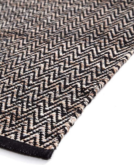 Royal Carpet Urban Venza Χειροποίητο Καλοκαιρινό Βαμβακερό 130x190cm Black