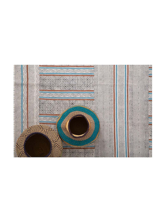 Royal Carpet Kilim Lotus 421 Χαλί Ορθογώνιο Βαμβακερό Γκρι 100x160cm