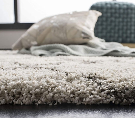 Saray Home Moroccan Χαλί Ορθογώνιο Shaggy Μπεζ / Γκρι 200x300cm