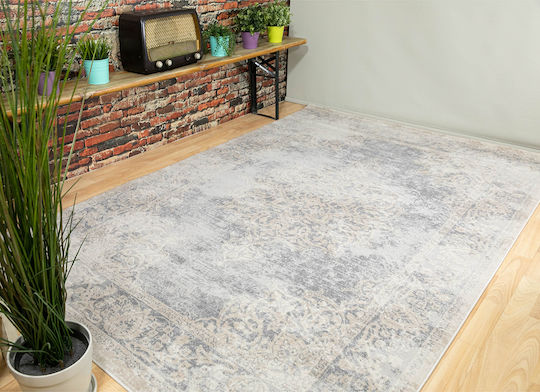 Ezzo Venice 9198ACD Χαλί Ορθογώνιο Grey 133x190cm