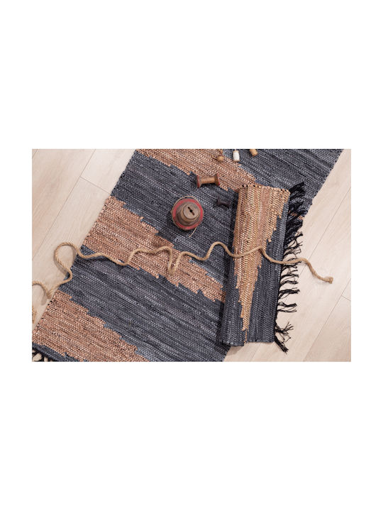InTheBox Fume Rug Rectangular Summer Leather Gray