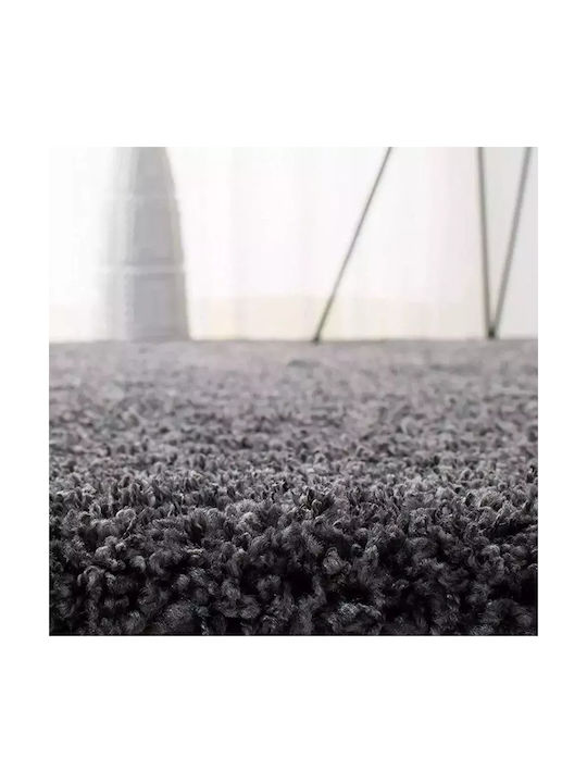 Saray Home California Covor Rectangular Shaggy Cărbune de lemn