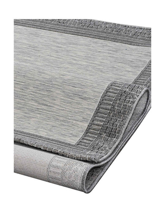 Madi Glace Rug Rectangular Grey