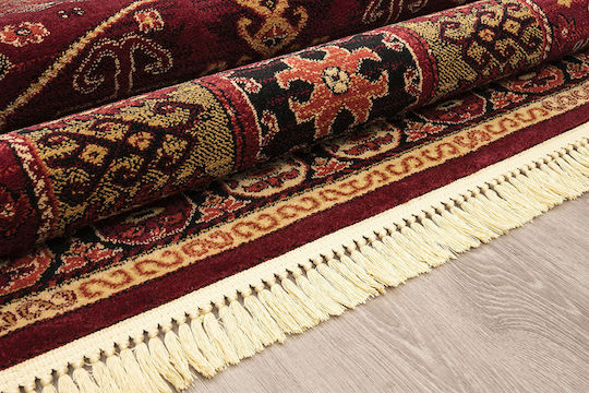 Newplan Persia 6057 Rug Rectangular with Fringes Burgundy