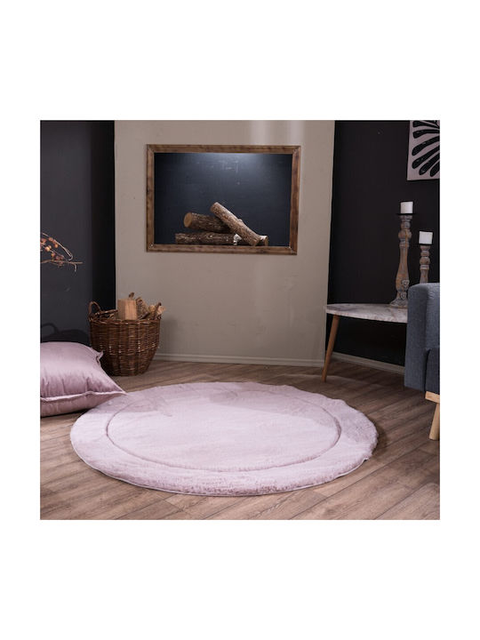 Teoran Floor Rutschfest Teppich Rund Synthetisch,Polyester/Cotton/Leather 12 Rotunda