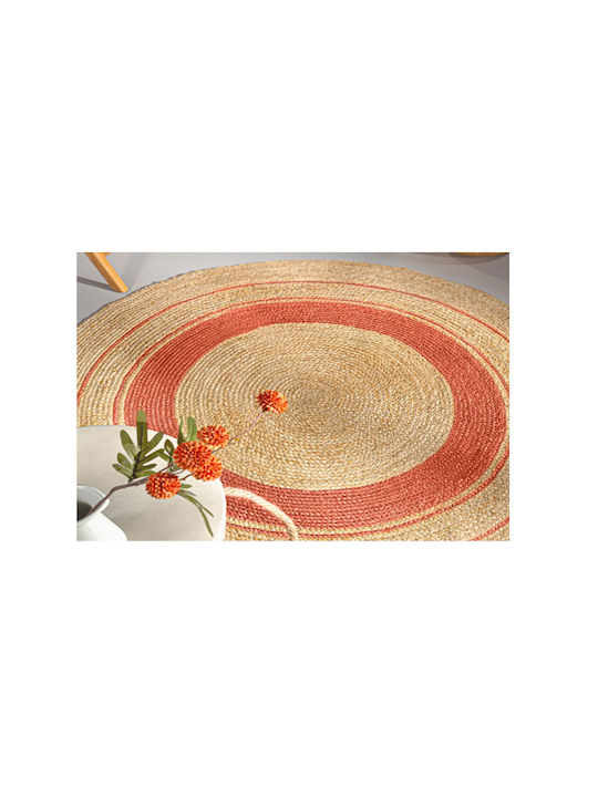 Guy Laroche Grande Rug Round Summer Coral