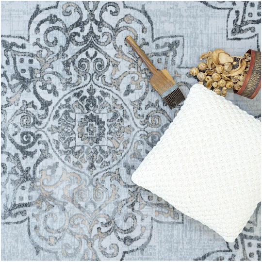 Ezzo Venice 9178acd Χαλί Ορθογώνιο Γκρι 100x150cm