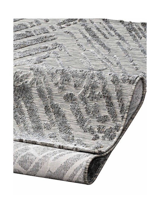 Madi Scratches Χαλί Διάδρομος Ψάθινο Grey 67x350cm