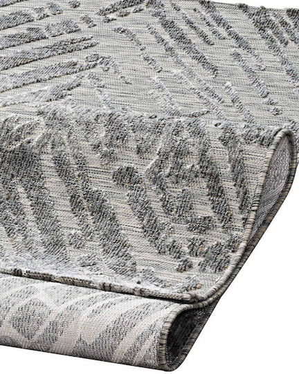 Madi Scratches Χαλί Διάδρομος Ψάθινο Grey 67x350cm