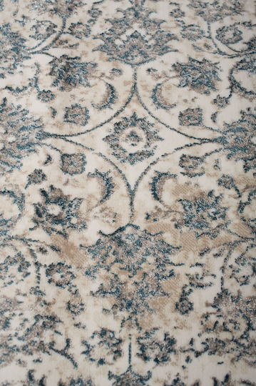 Biokarpet Gossip 8504a White Blue-140x200