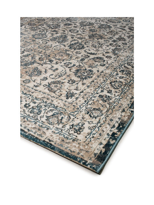 Biokarpet Gossip 8504a White Blue-140x200