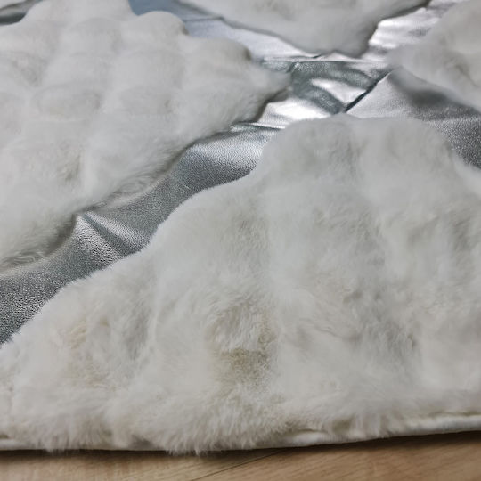 Saray Home Luxurius Килим Правоъгълена Furry Бял
