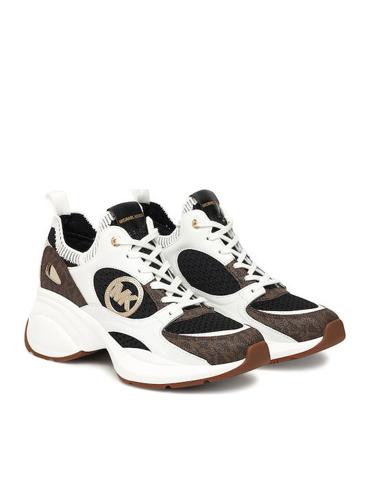 Knit Trainer Sneakers Brown / Black