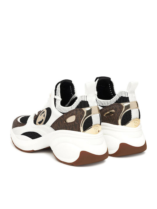 Knit Trainer Sneakers Brown / Black