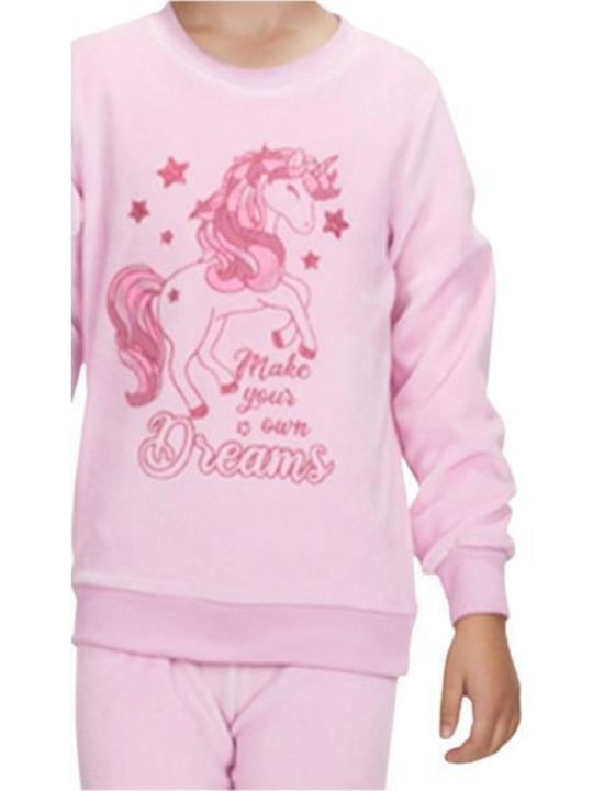 Dreams by Joyce Kinder-Nachtwäsche Winter Samt Rosa Dreams by Joyce Kinder-Nachtwäsche Winter Samt Rosa