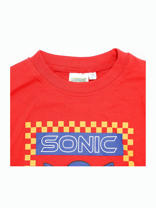 Kinderoberteile Langärmelig Rote Sonic