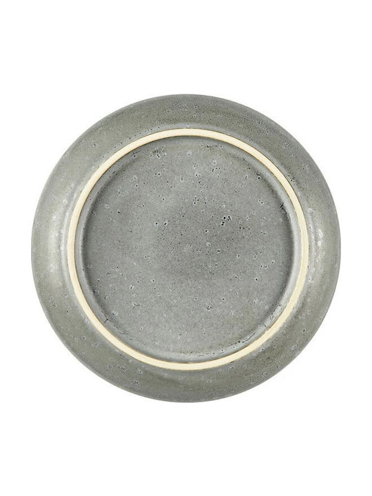 Bitz Farfurie Deșert Ceramică Gri cu Diametru 17cm