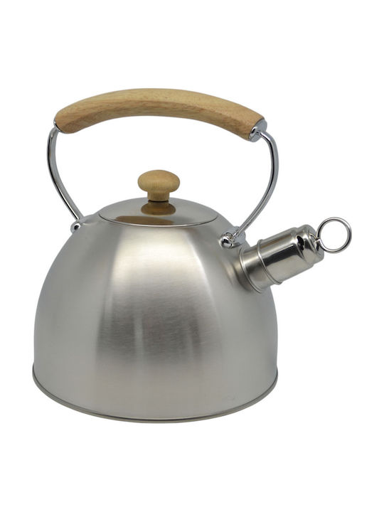 Felhome Wasserkocher Edelstahl Silber 2500ml