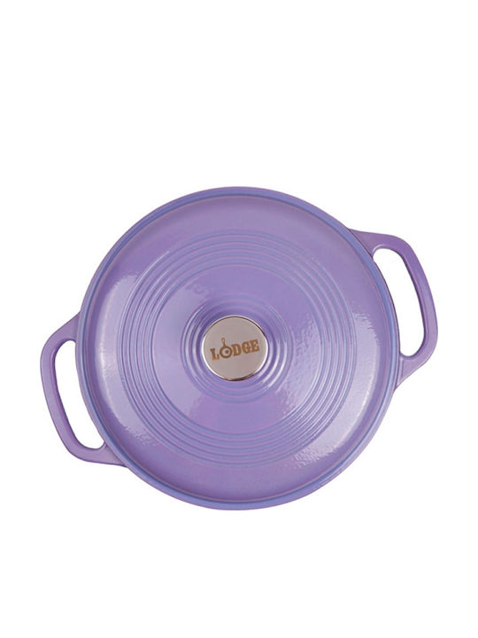Lodge Βαθιά Κατσαρόλα από Μαντέμι 5.68lt / 34cm