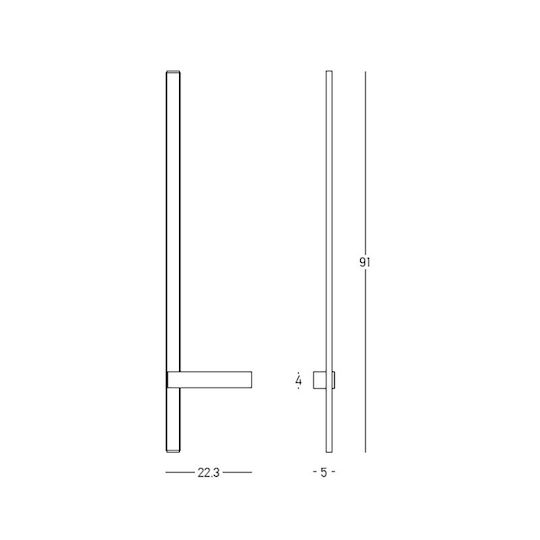 Zambelis Lights Стенни Линейни Осветителни Тела LED 40W