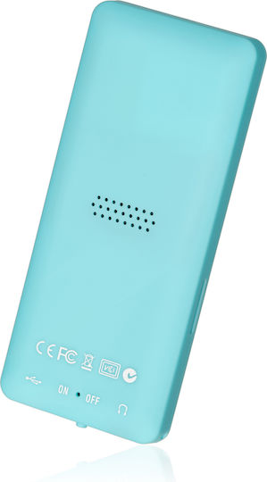 Naxius MP3 Player (8GB) με Οθόνη LCD / TFT 1.8" Μπλε