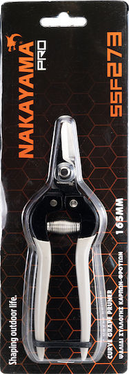 Nakayama Harvesting Shears Length 16.5cm with Maximum Cutting Diameter 8mm