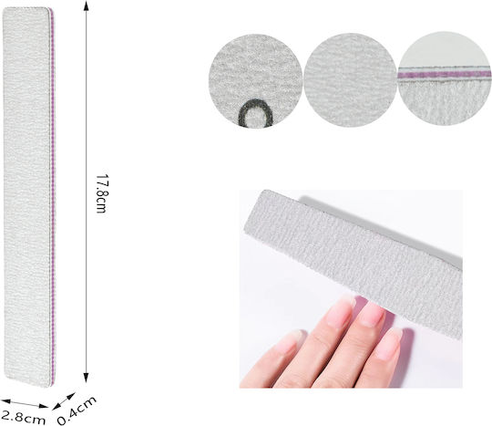 Cosmofan Nagelfeilen 17.8*2.8*0.4cm 50 Stück