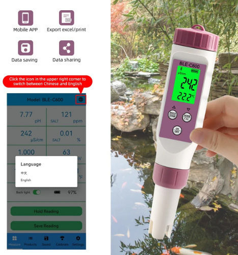 Digital Water Quality Meter BLE-C600