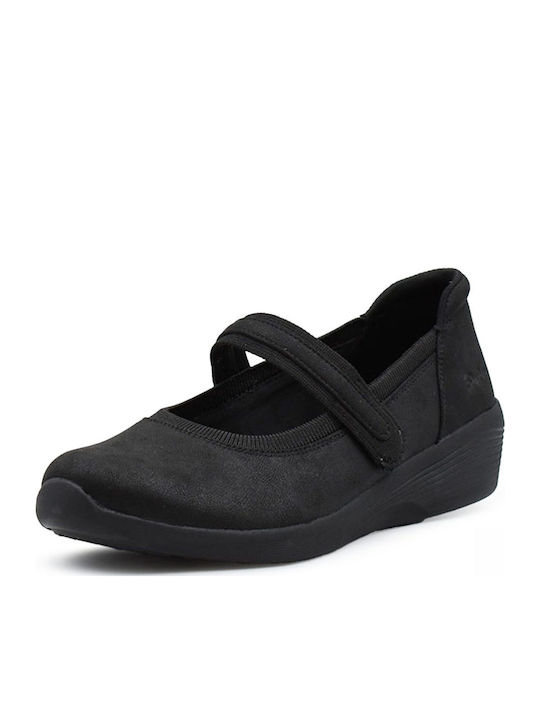 Ballerinas Arya With strap Black