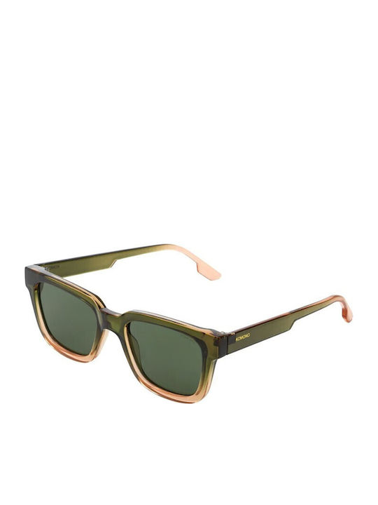 Komono Bobby Unisex Sunglasses with Horn-Rimmed Frame Pacific Sunset KOM-S9019