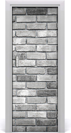 Brick Wall Sticker Mural Door 75x205 Cm Brick Wall Sticker Mural Door 75x205 Cm