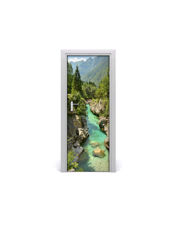 Mountain Stream Sticker Wall Mural Door 75x205 Cm Mountain Stream Sticker Wall Mural Door 75x205 Cm