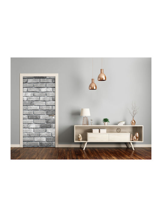 Brick Wall Sticker Mural Door 75x205 Cm