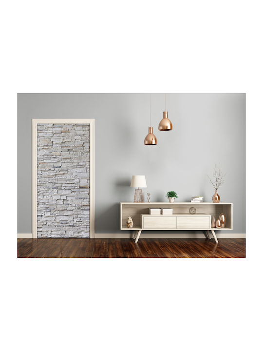 Stone Wall Sticker Mural Door 75x205 Cm