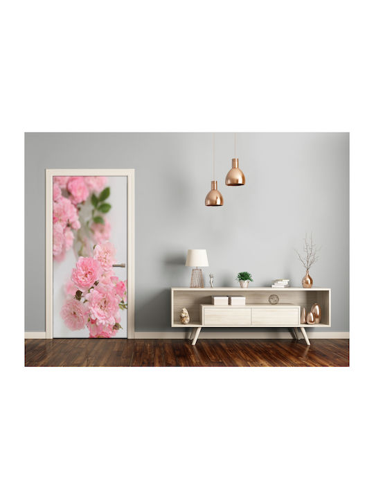 Wild Rose Sticker Wall Mural Door 75x205 Cm