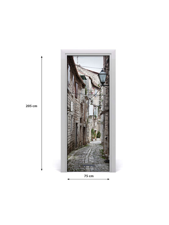 Street Croatia Самозалепващо Стикер За Врата 75x205 См