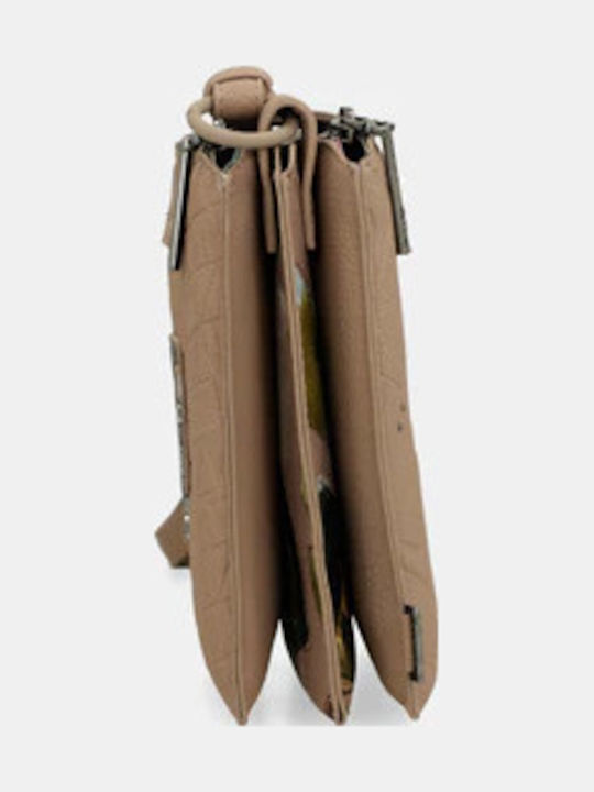 Beige Women's Mobile Phone Pouch