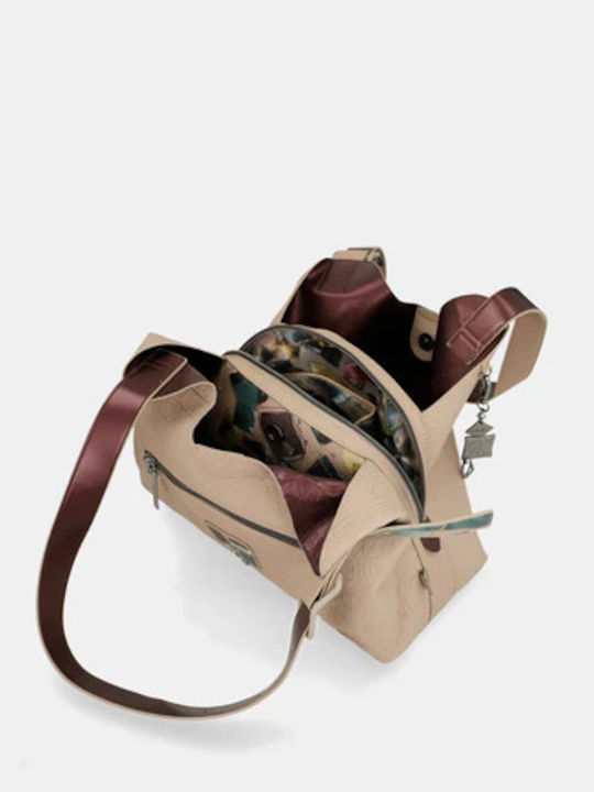 Women's Bag Shoulder Beige