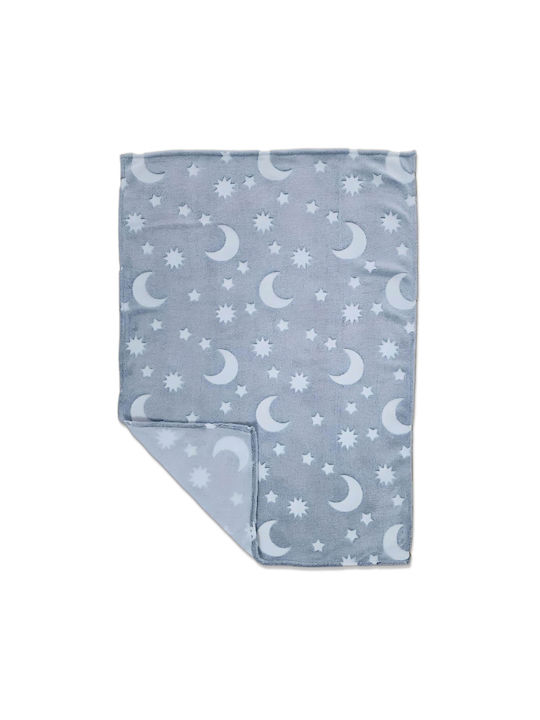 Kidizi Decke Wickeltücher für Kinderzimmer Gray 100x75cm