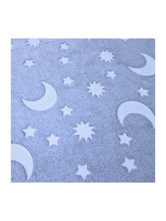 Kidizi Decke Wickeltücher für Kinderzimmer Gray 100x75cm