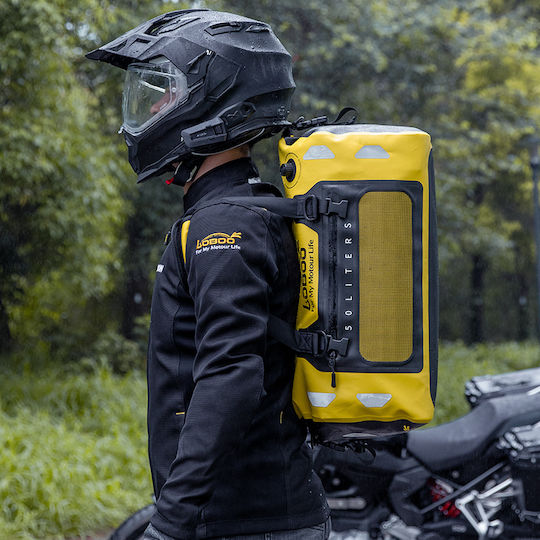 Loboo Waterproof Motorcycle Tail Bag 80lt Black