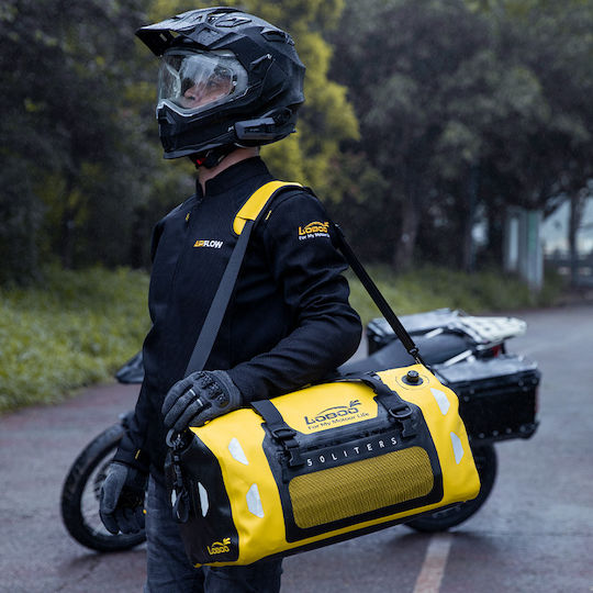 Loboo Waterproof Motorcycle Tail Bag 80lt Yellow