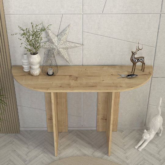 Cortado Κονσόλα Ξύλινη Sapphire Oak Μ120xΠ35xΥ75εκ.
