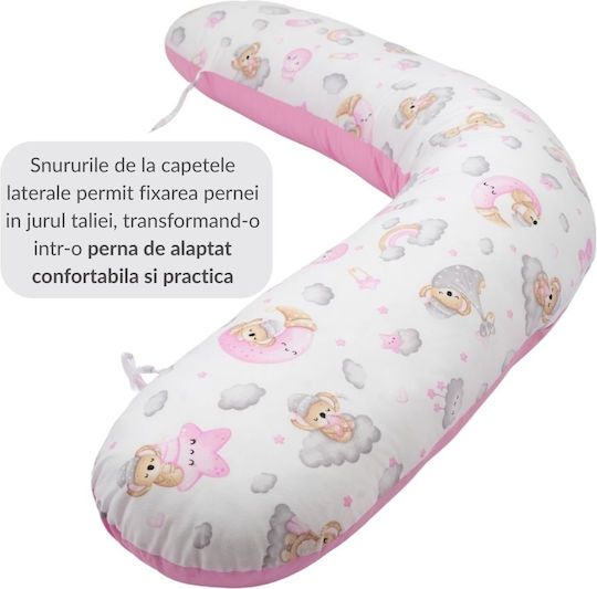 Kidizi Pink Pregnancy & Breastfeeding Pillow 160cm
