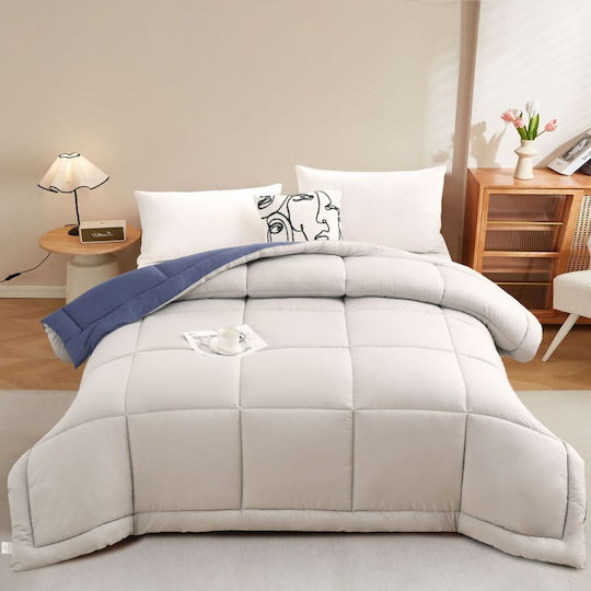 Homeone Übergröße 220x240cm Cream - Blue